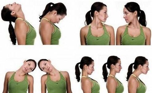 neck exercise with osteochondrosis